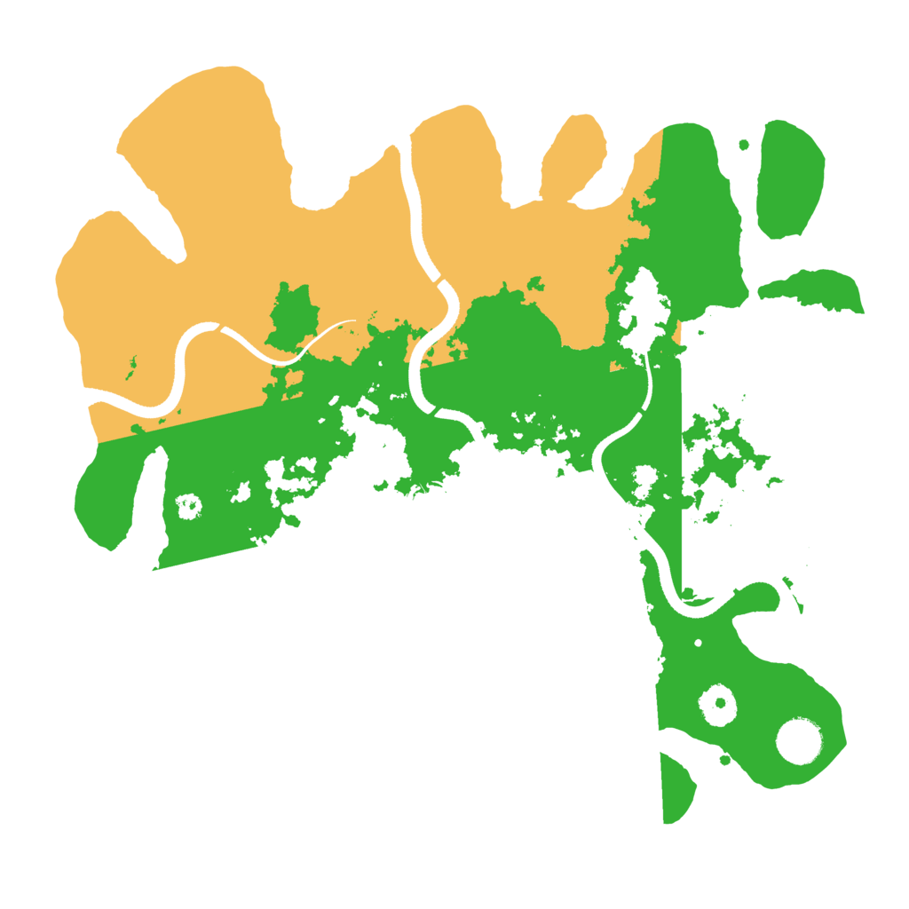 Biome Rust Map: Procedural Map, Size: 3500, Seed: 1976827517