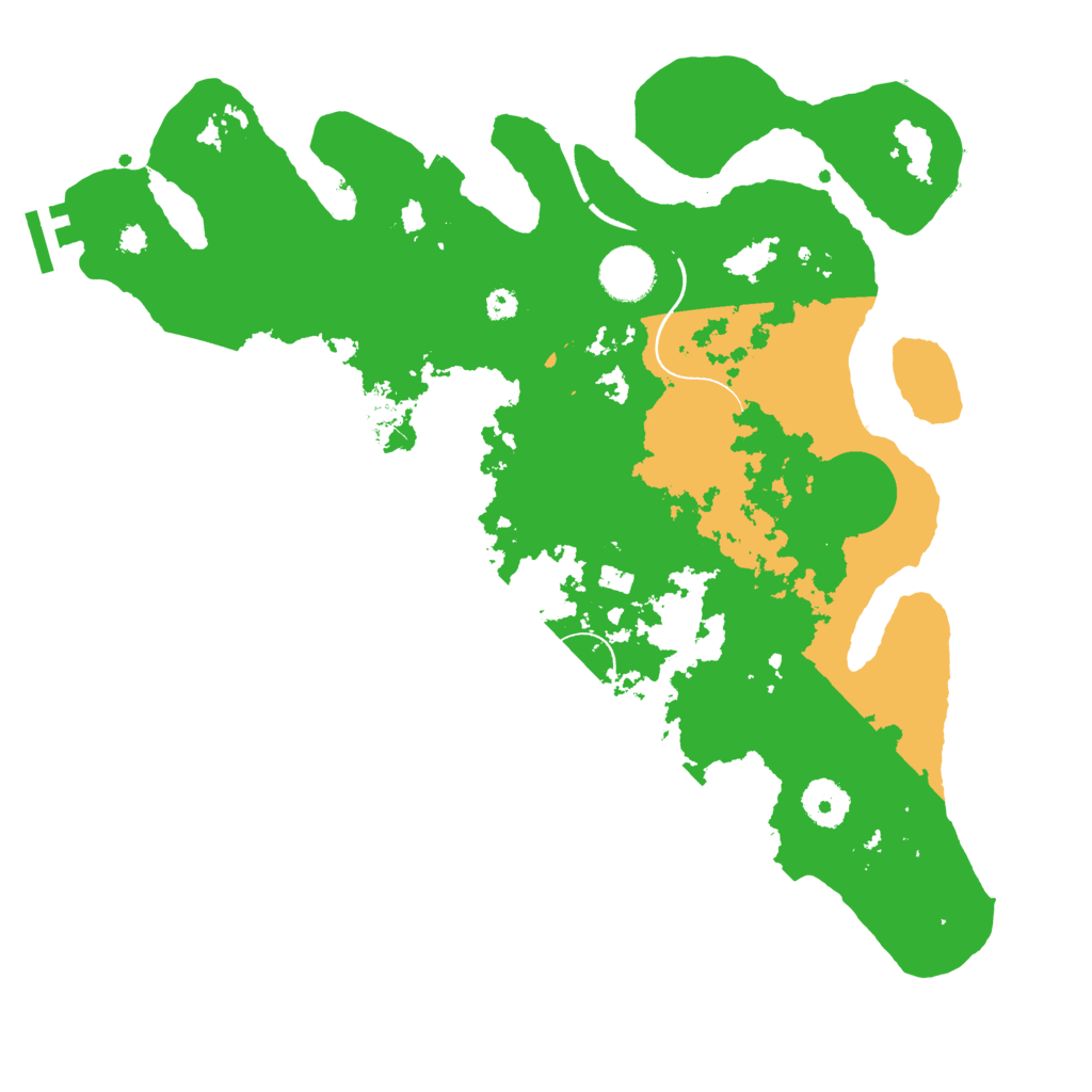 Biome Rust Map: Procedural Map, Size: 3500, Seed: 1146689572