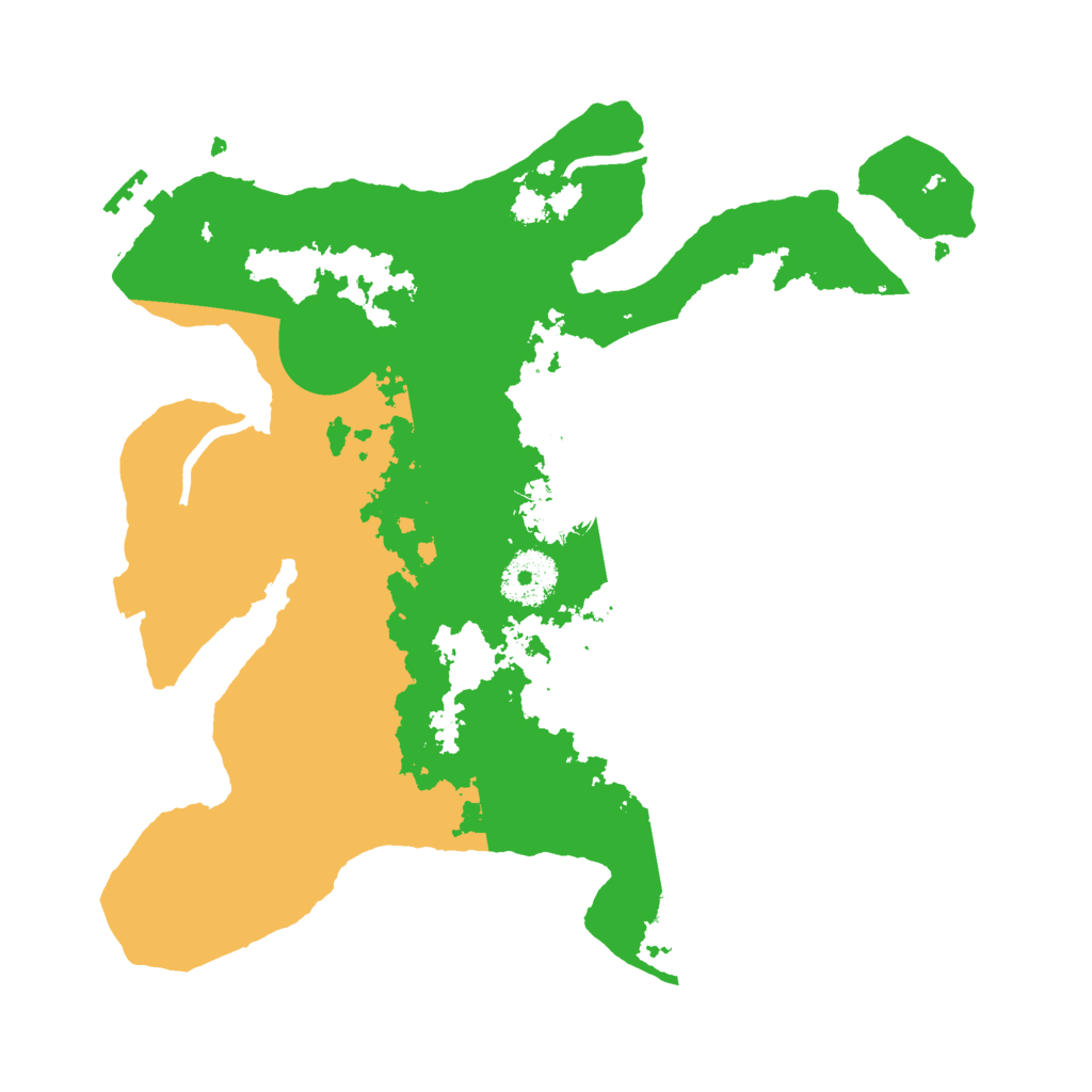 Biome Rust Map: Procedural Map, Size: 3000, Seed: 2469422