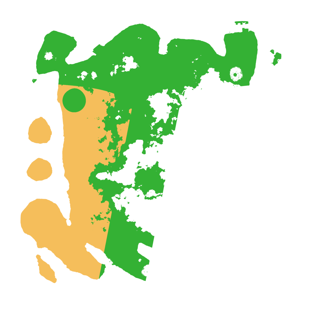 Biome Rust Map: Procedural Map, Size: 3500, Seed: 779019