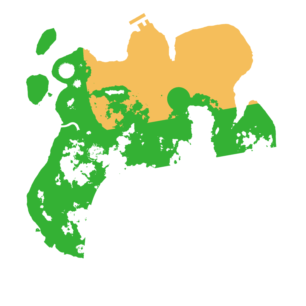 Biome Rust Map: Procedural Map, Size: 3500, Seed: 459061526