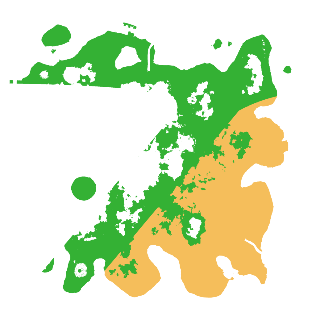 Biome Rust Map: Procedural Map, Size: 3500, Seed: 206185