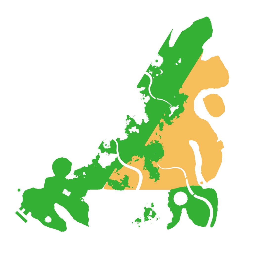 Biome Rust Map: Procedural Map, Size: 3500, Seed: 1497419426