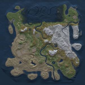 Thumbnail Rust Map: Procedural Map, Size: 4250, Seed: 3711123, 16 Monuments