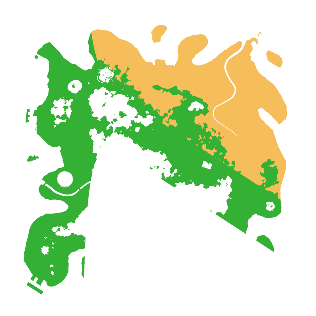 Biome Rust Map: Procedural Map, Size: 3550, Seed: 1415888094