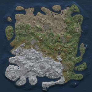 Thumbnail Rust Map: Procedural Map, Size: 4250, Seed: 6877131, 18 Monuments