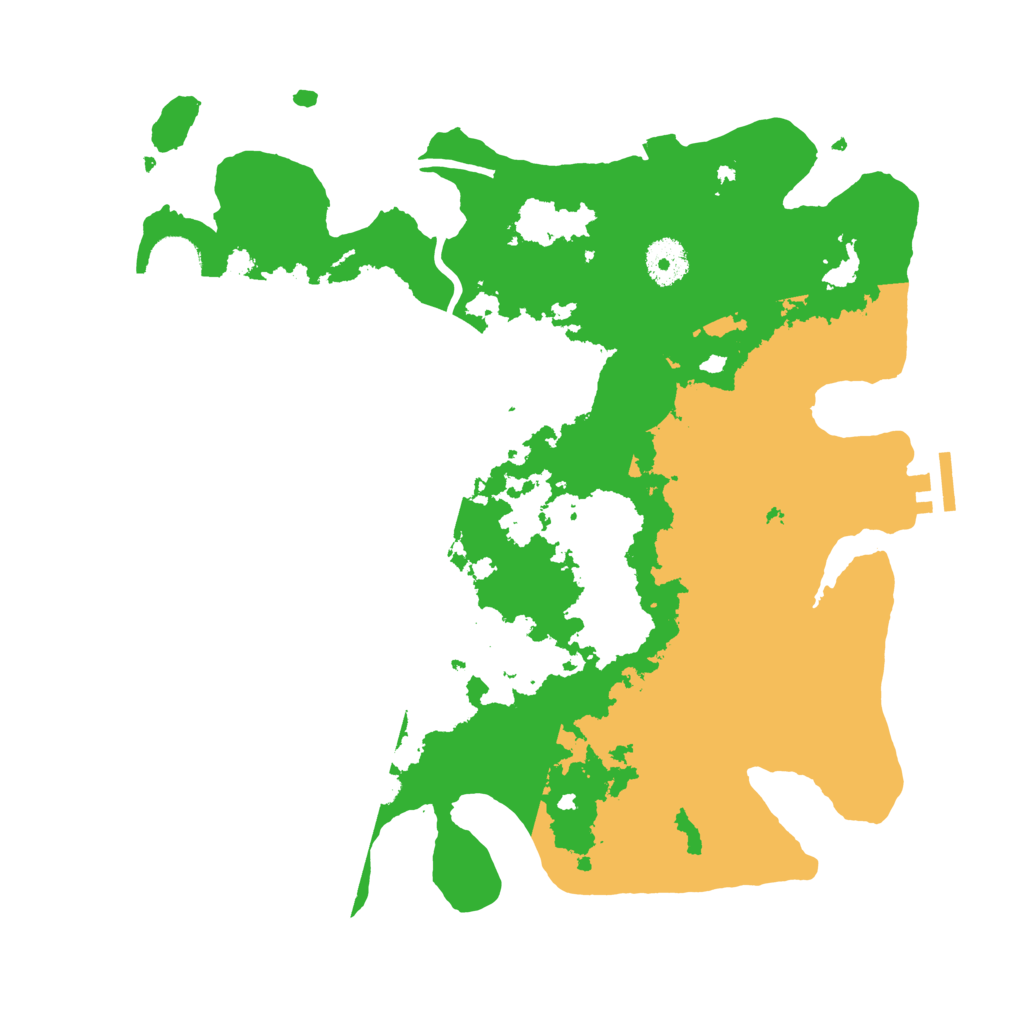 Biome Rust Map: Procedural Map, Size: 3500, Seed: 1085221212