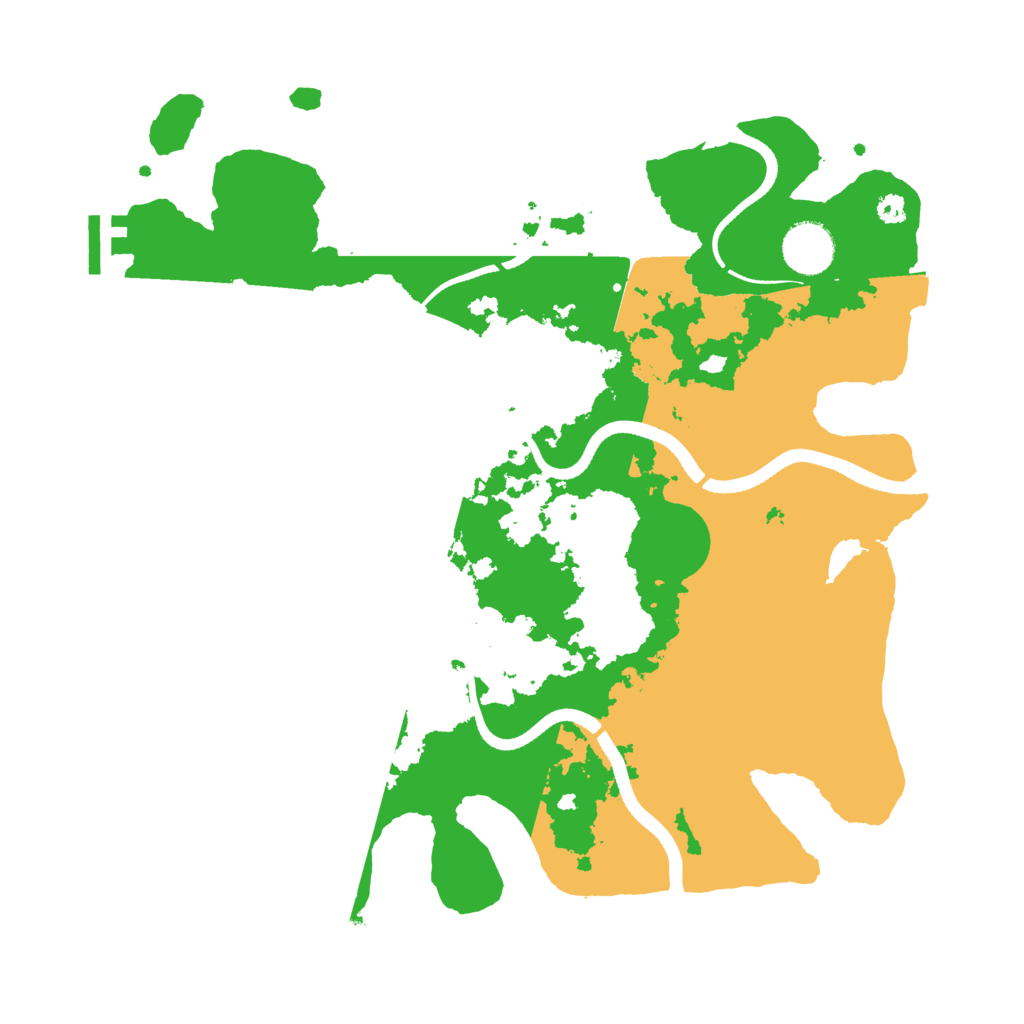 Biome Rust Map: Procedural Map, Size: 3500, Seed: 1085221212