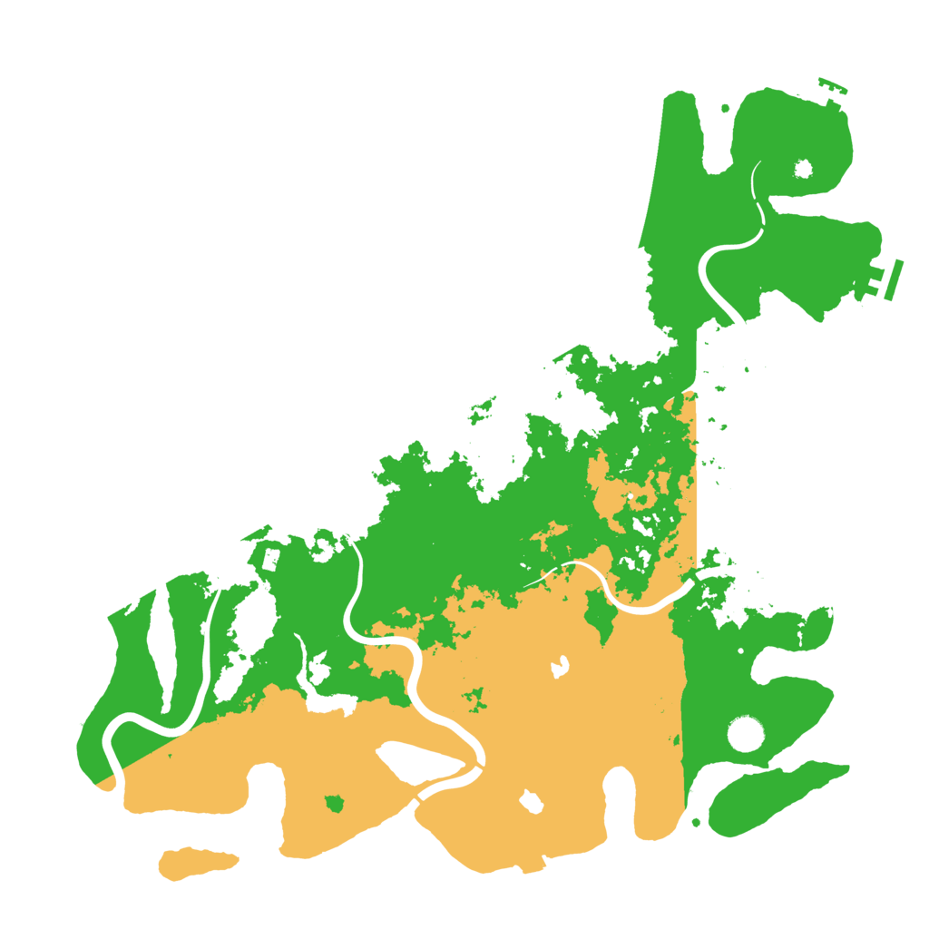 Biome Rust Map: Procedural Map, Size: 4500, Seed: 56784232