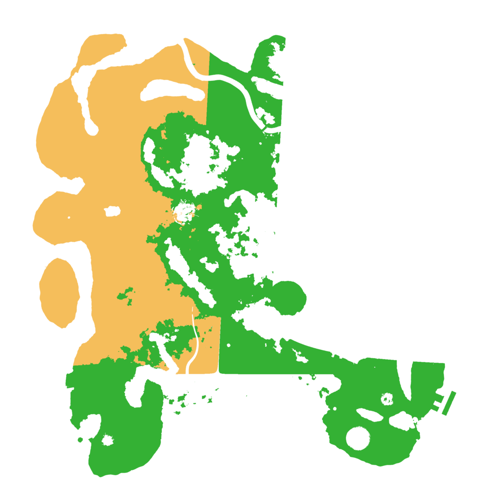 Biome Rust Map: Procedural Map, Size: 4000, Seed: 605503