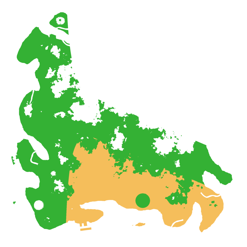 Biome Rust Map: Procedural Map, Size: 4500, Seed: 1242875271