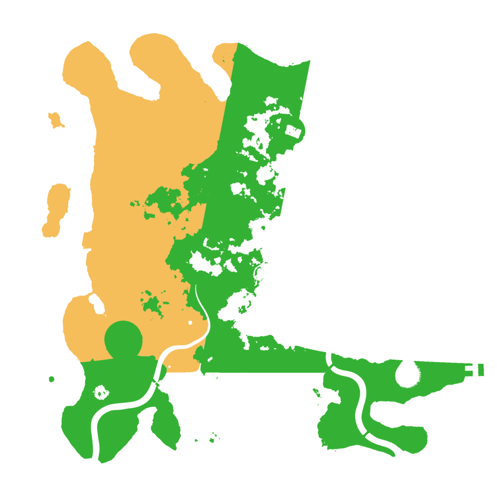 Biome Rust Map: Procedural Map, Size: 3500, Seed: 1915957234