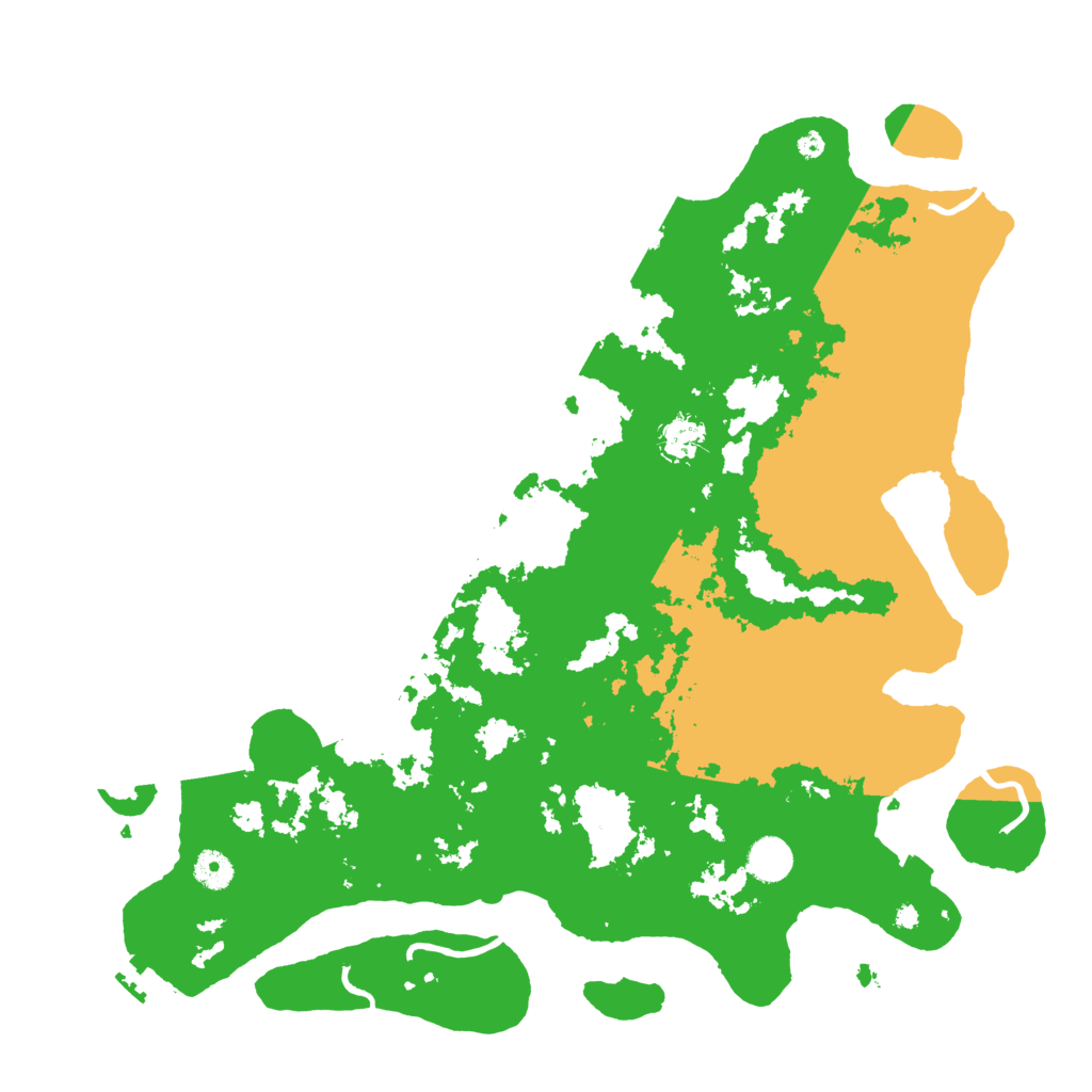 Biome Rust Map: Procedural Map, Size: 4250, Seed: 186607043