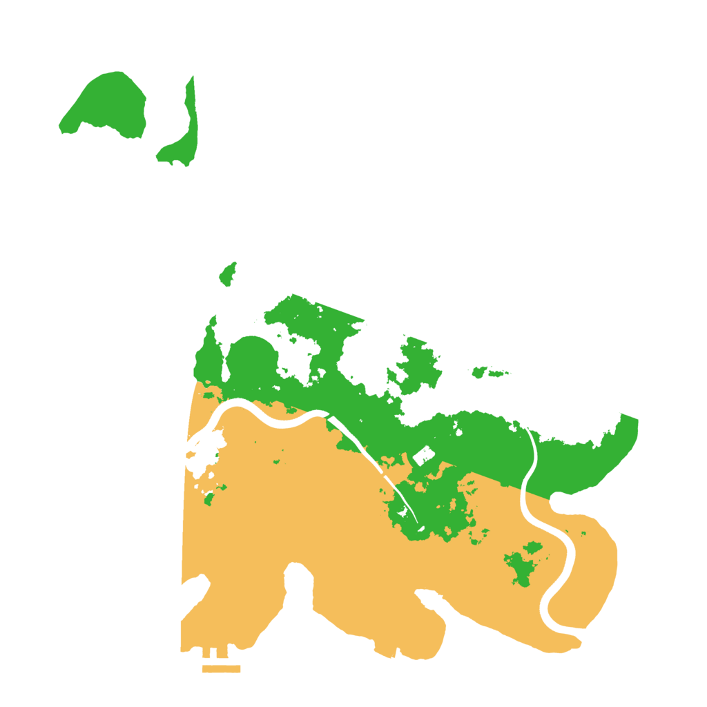 Biome Rust Map: Procedural Map, Size: 3750, Seed: 768731759