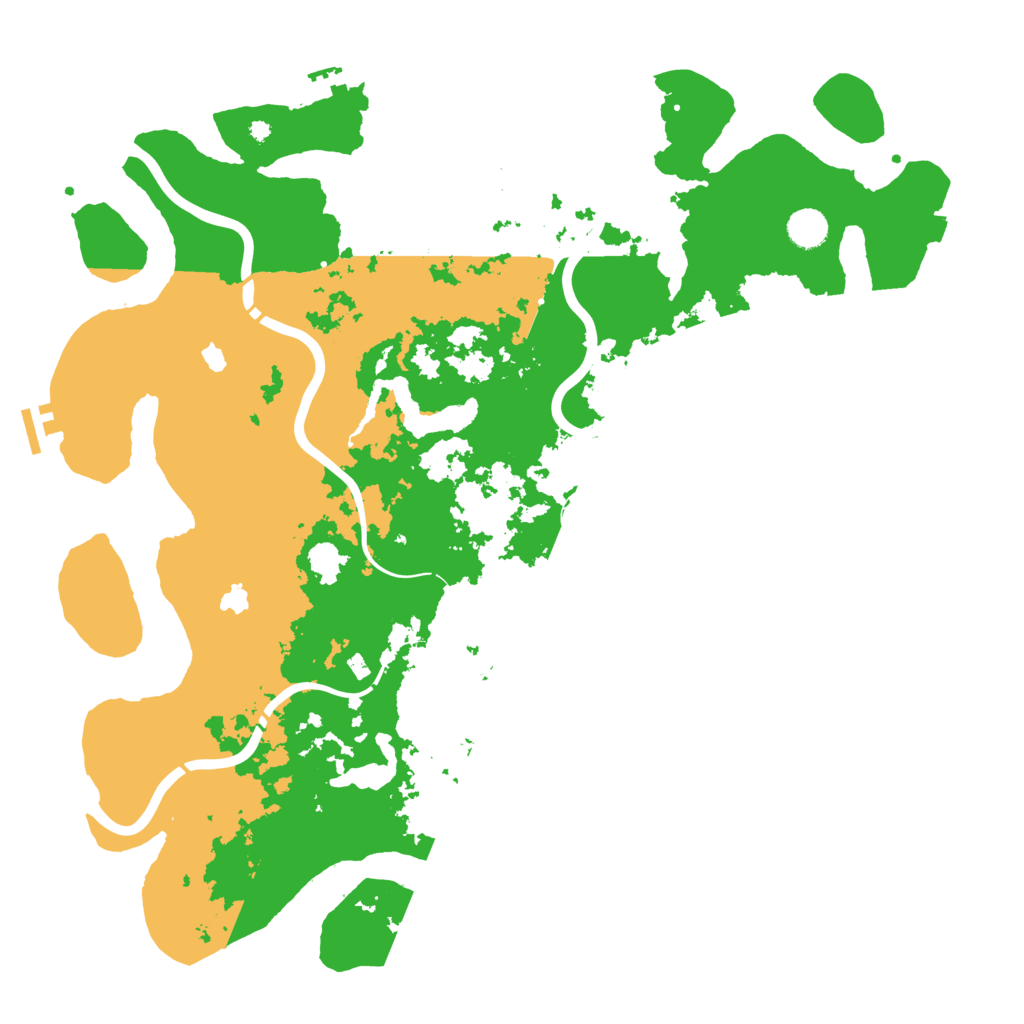 Biome Rust Map: Procedural Map, Size: 4500, Seed: 12475574