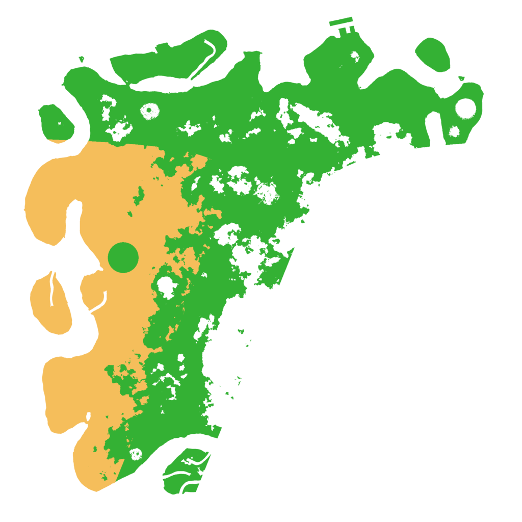 Biome Rust Map: Procedural Map, Size: 4500, Seed: 12475574