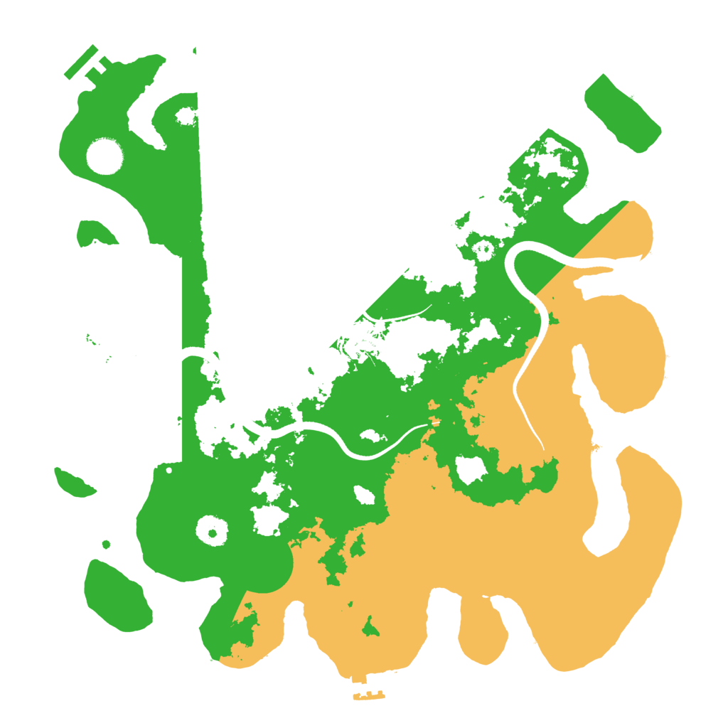 Biome Rust Map: Procedural Map, Size: 3500, Seed: 212746438