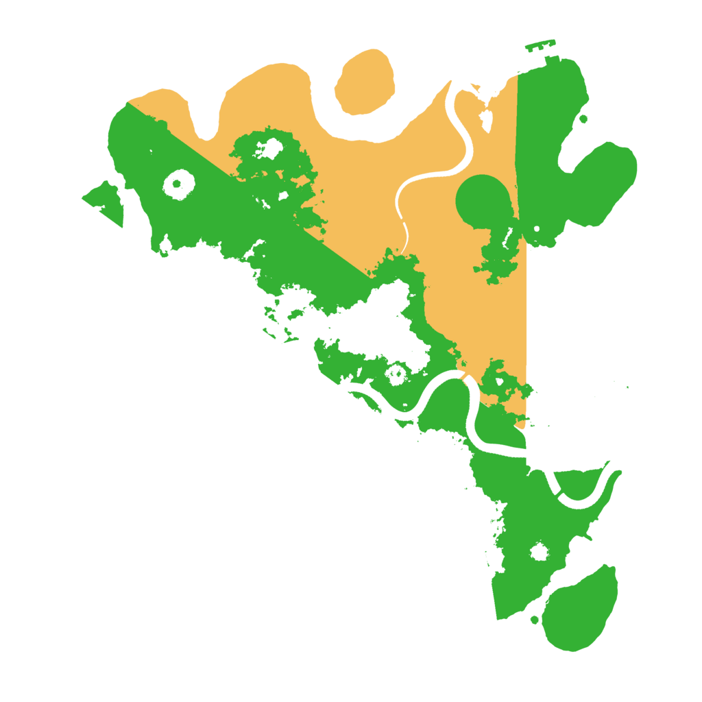 Biome Rust Map: Procedural Map, Size: 3500, Seed: 255064471