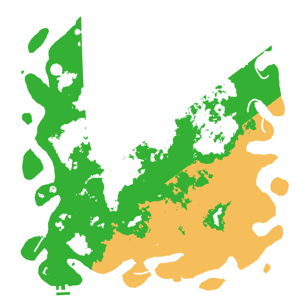 Biome Rust Map: Procedural Map, Size: 4500, Seed: 32168132