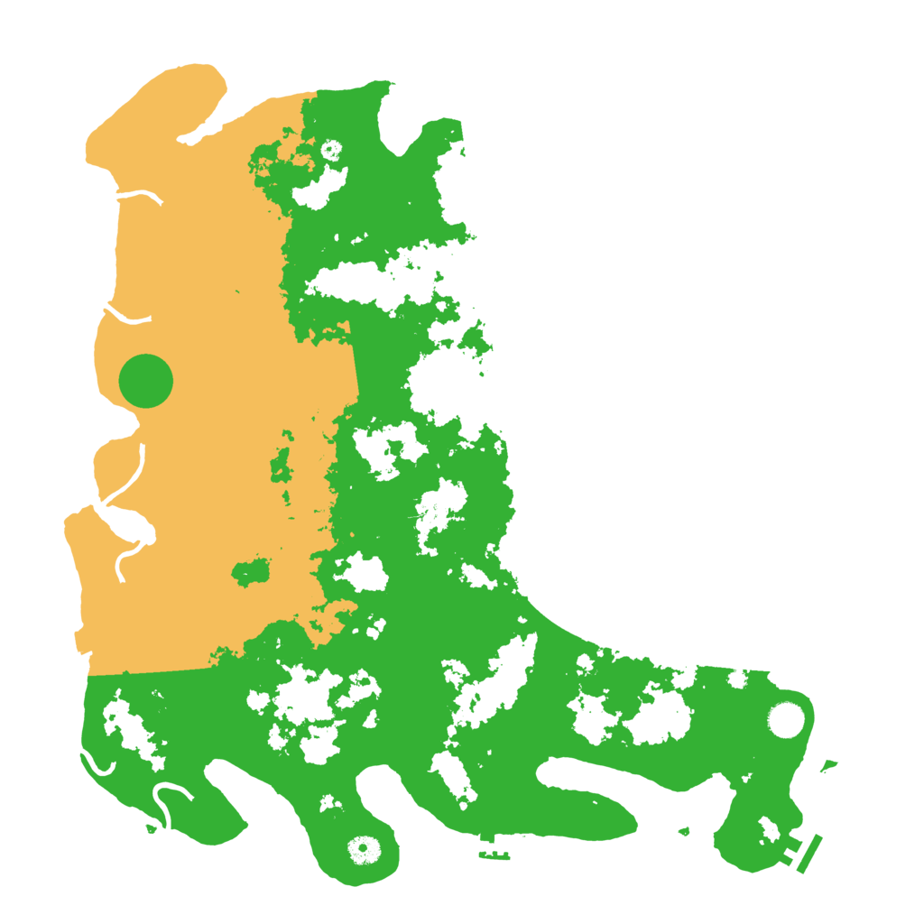 Biome Rust Map: Procedural Map, Size: 4500, Seed: 564326