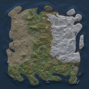 Thumbnail Rust Map: Procedural Map, Size: 4500, Seed: 564326, 19 Monuments