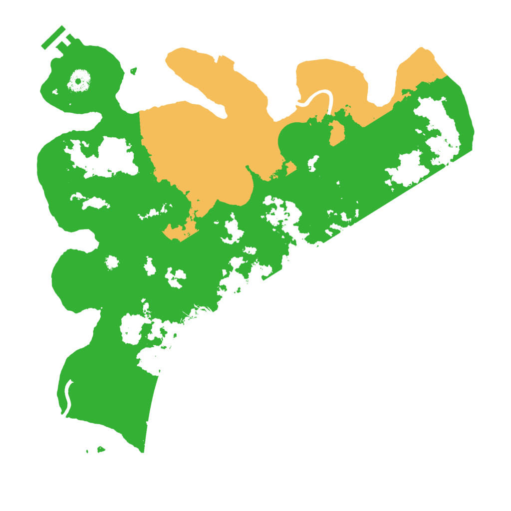 Biome Rust Map: Procedural Map, Size: 3500, Seed: 745353697