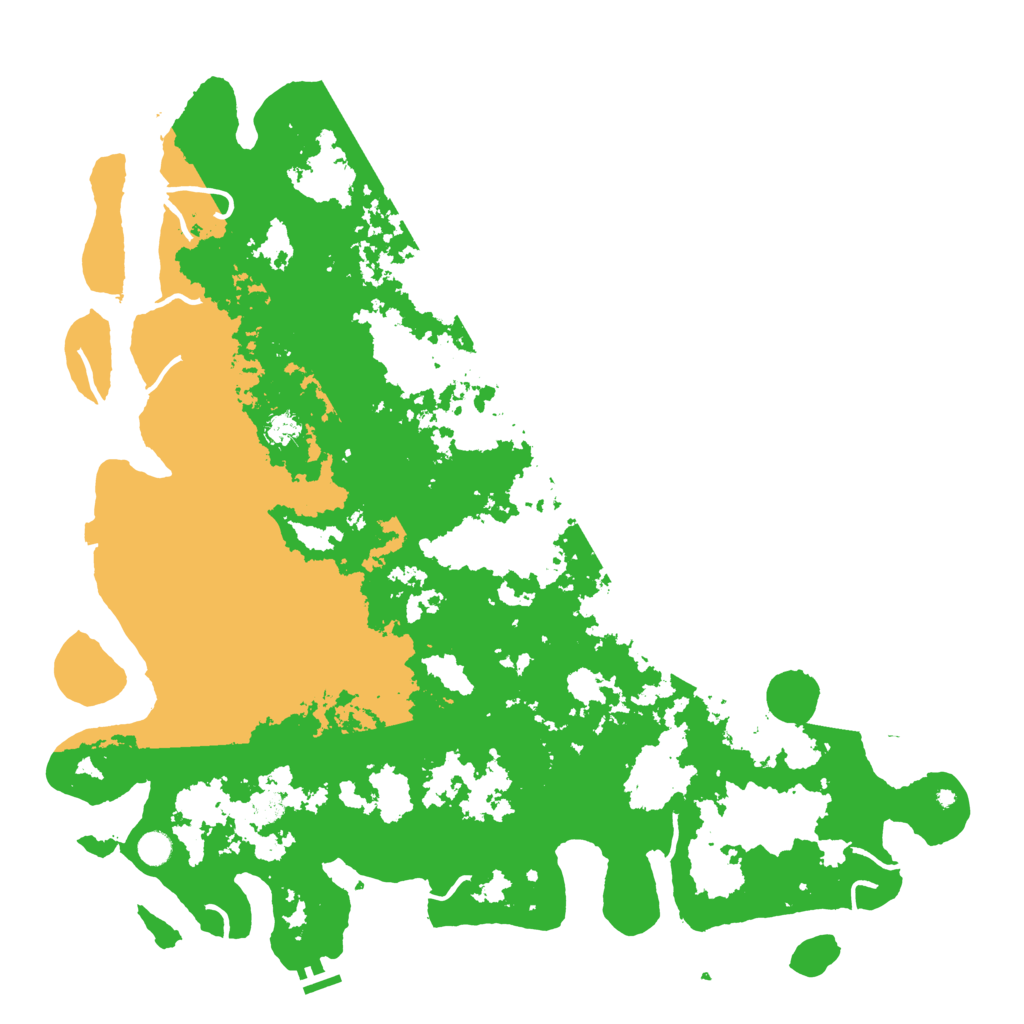 Biome Rust Map: Procedural Map, Size: 5300, Seed: 1351120456