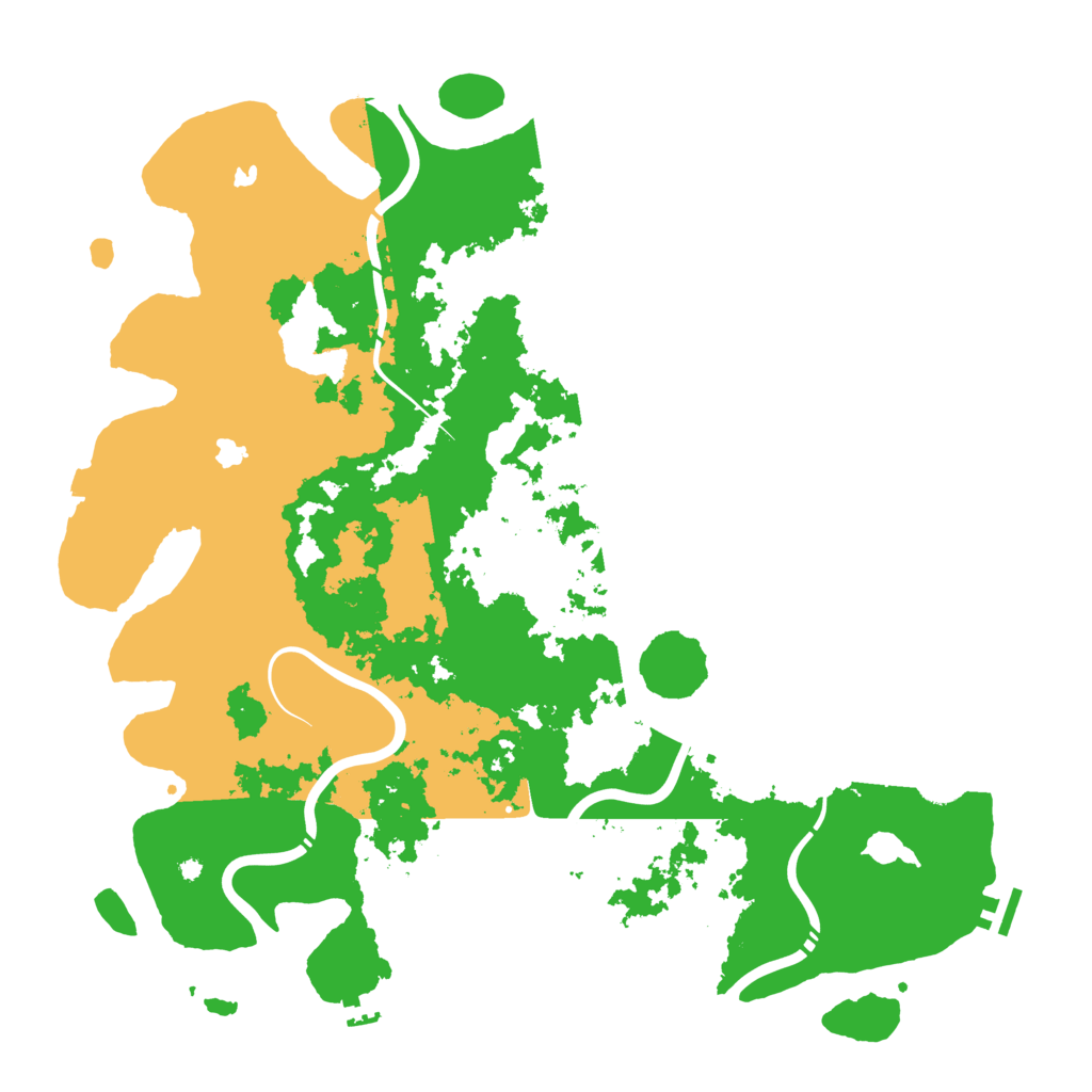 Biome Rust Map: Procedural Map, Size: 4544, Seed: 87675