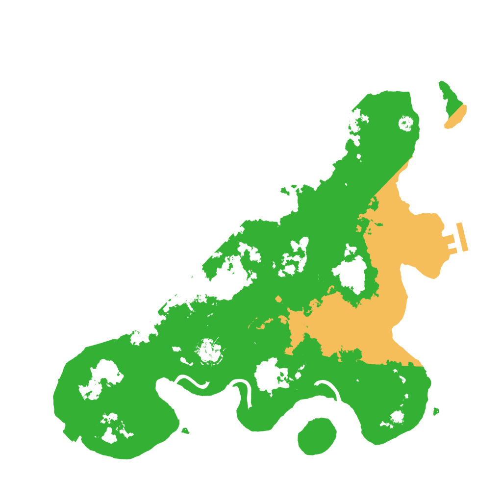 Biome Rust Map: Procedural Map, Size: 3500, Seed: 768594104