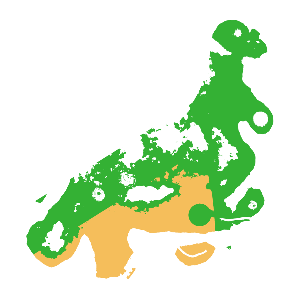 Biome Rust Map: Procedural Map, Size: 3500, Seed: 2110268299