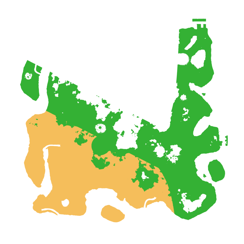 Biome Rust Map: Procedural Map, Size: 3600, Seed: 3023