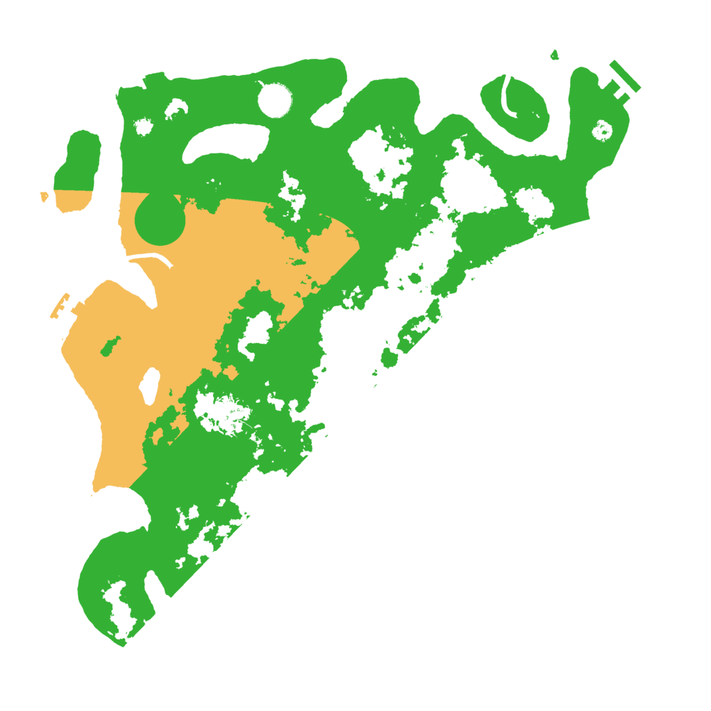 Biome Rust Map: Procedural Map, Size: 3700, Seed: 582770431