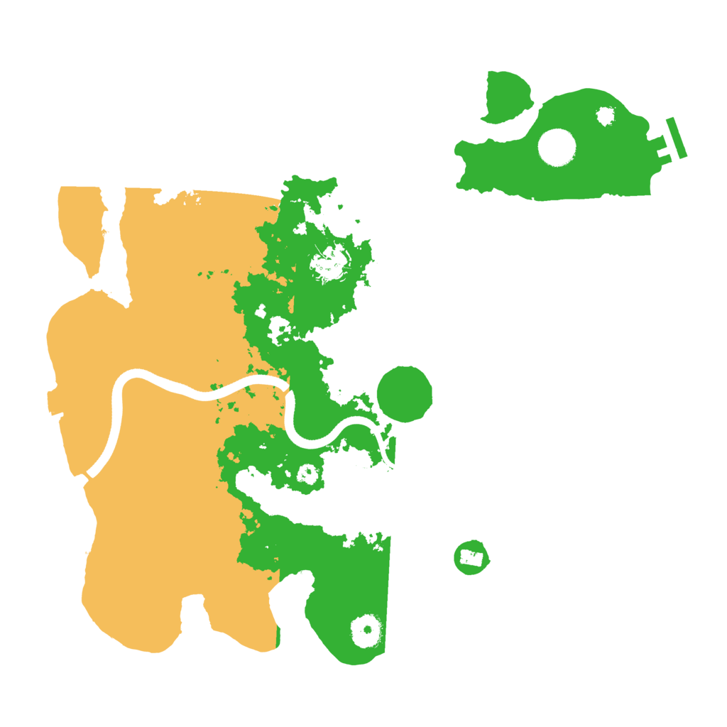 Biome Rust Map: Procedural Map, Size: 3500, Seed: 469009830