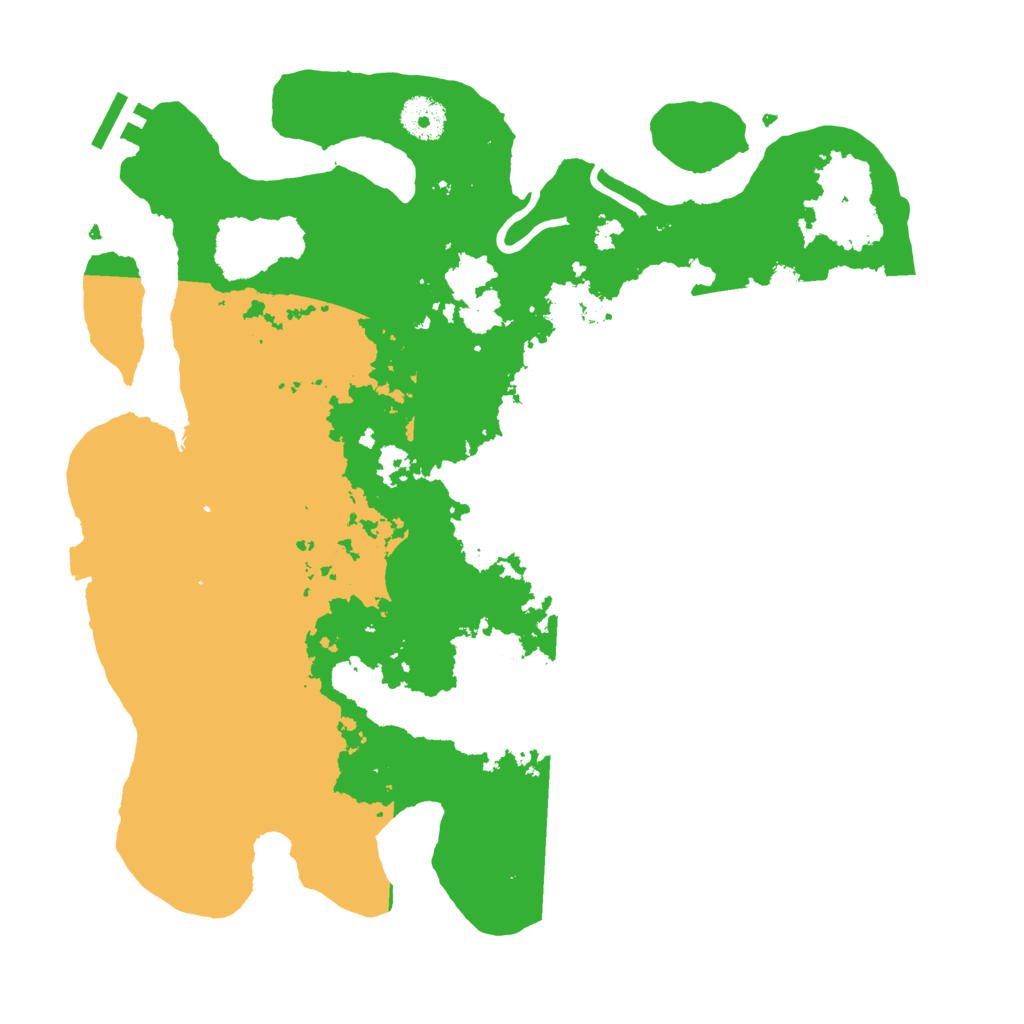 Biome Rust Map: Procedural Map, Size: 3500, Seed: 469009830