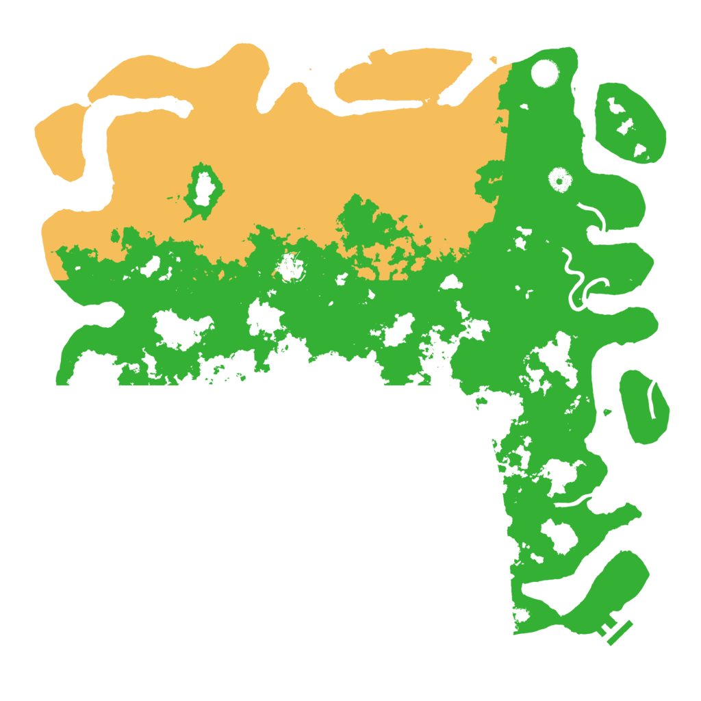 Biome Rust Map: Procedural Map, Size: 4500, Seed: 17364502