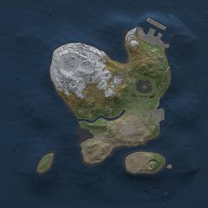 Thumbnail Rust Map: Procedural Map, Size: 2000, Seed: 987520, 6 Monuments