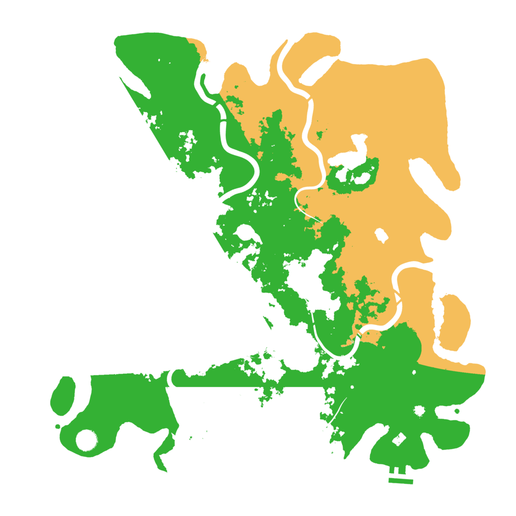 Biome Rust Map: Procedural Map, Size: 4250, Seed: 883994756