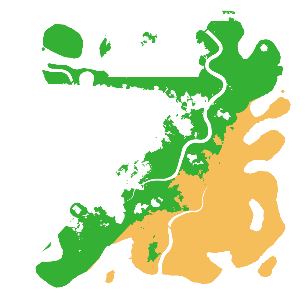 Biome Rust Map: Procedural Map, Size: 3750, Seed: 509306
