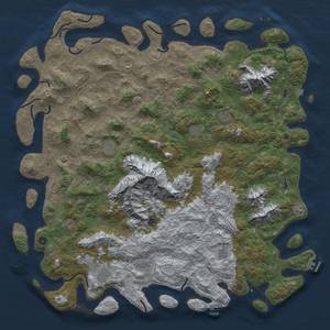 Thumbnail Rust Map: Procedural Map, Size: 6000, Seed: 124321, 19 Monuments