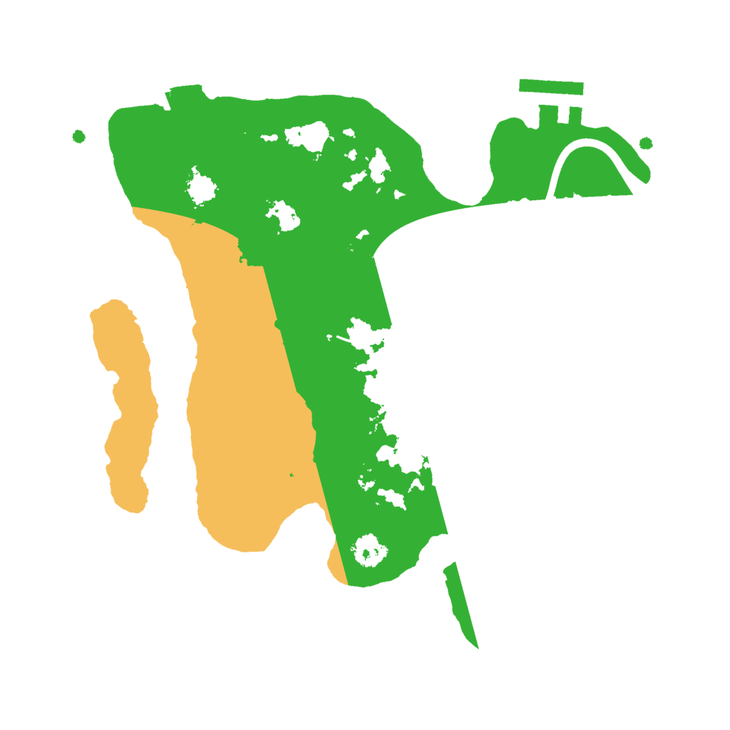 Biome Rust Map: Procedural Map, Size: 2300, Seed: 124770113