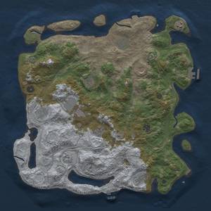 Thumbnail Rust Map: Procedural Map, Size: 4250, Seed: 12832215, 19 Monuments