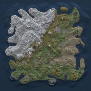 Thumbnail Rust Map: Procedural Map, Size: 4000, Seed: 57920, 18 Monuments