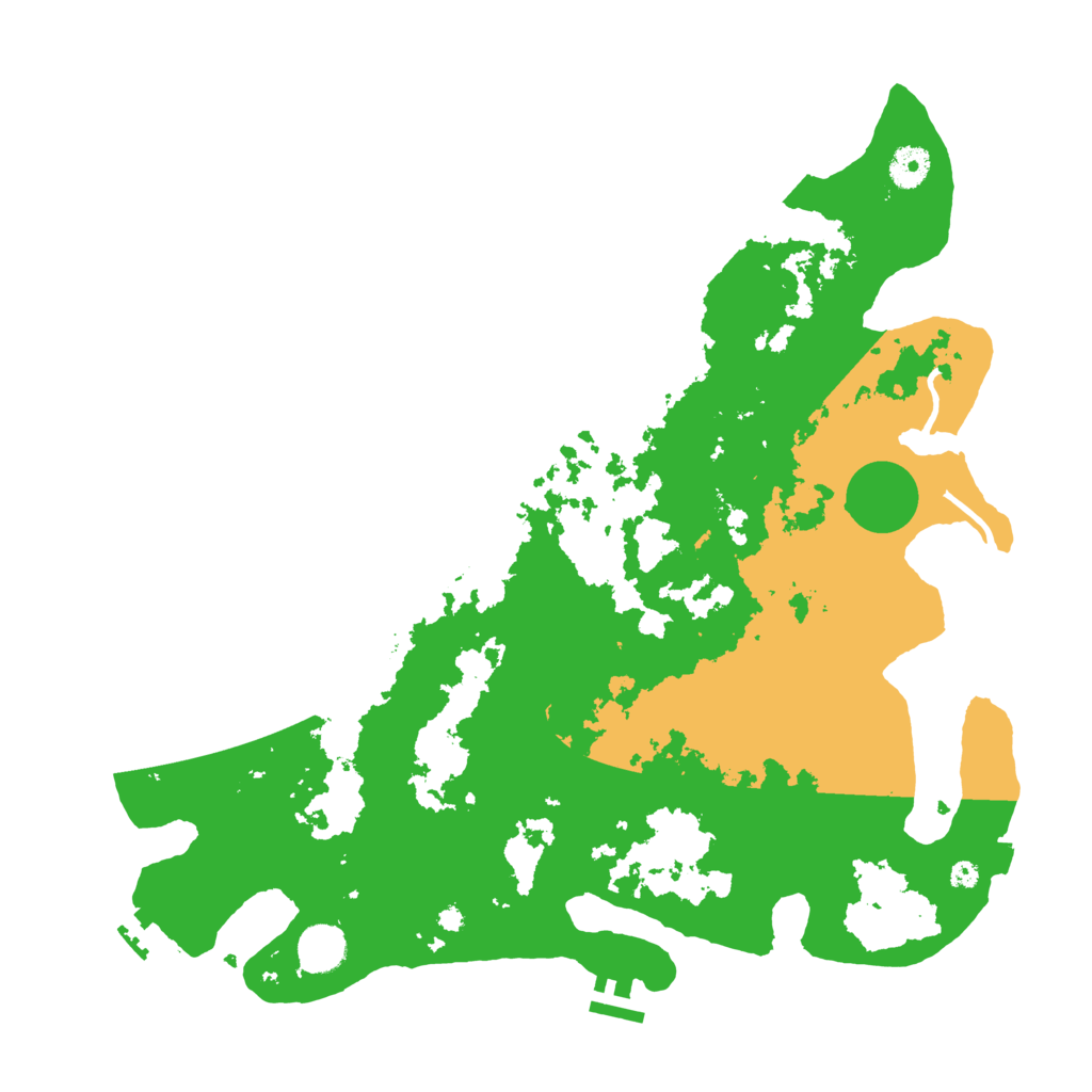 Biome Rust Map: Procedural Map, Size: 4000, Seed: 57920