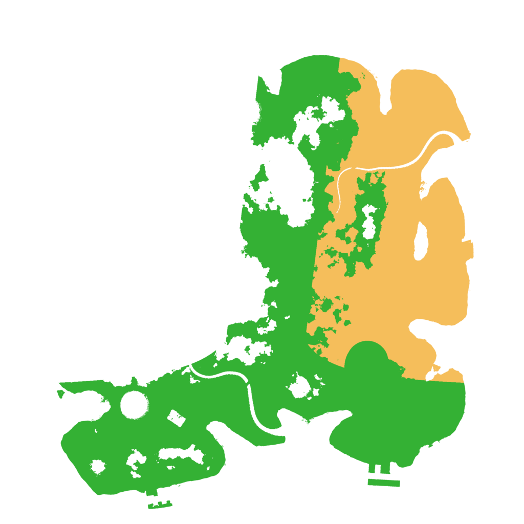 Biome Rust Map: Procedural Map, Size: 3300, Seed: 1301187279