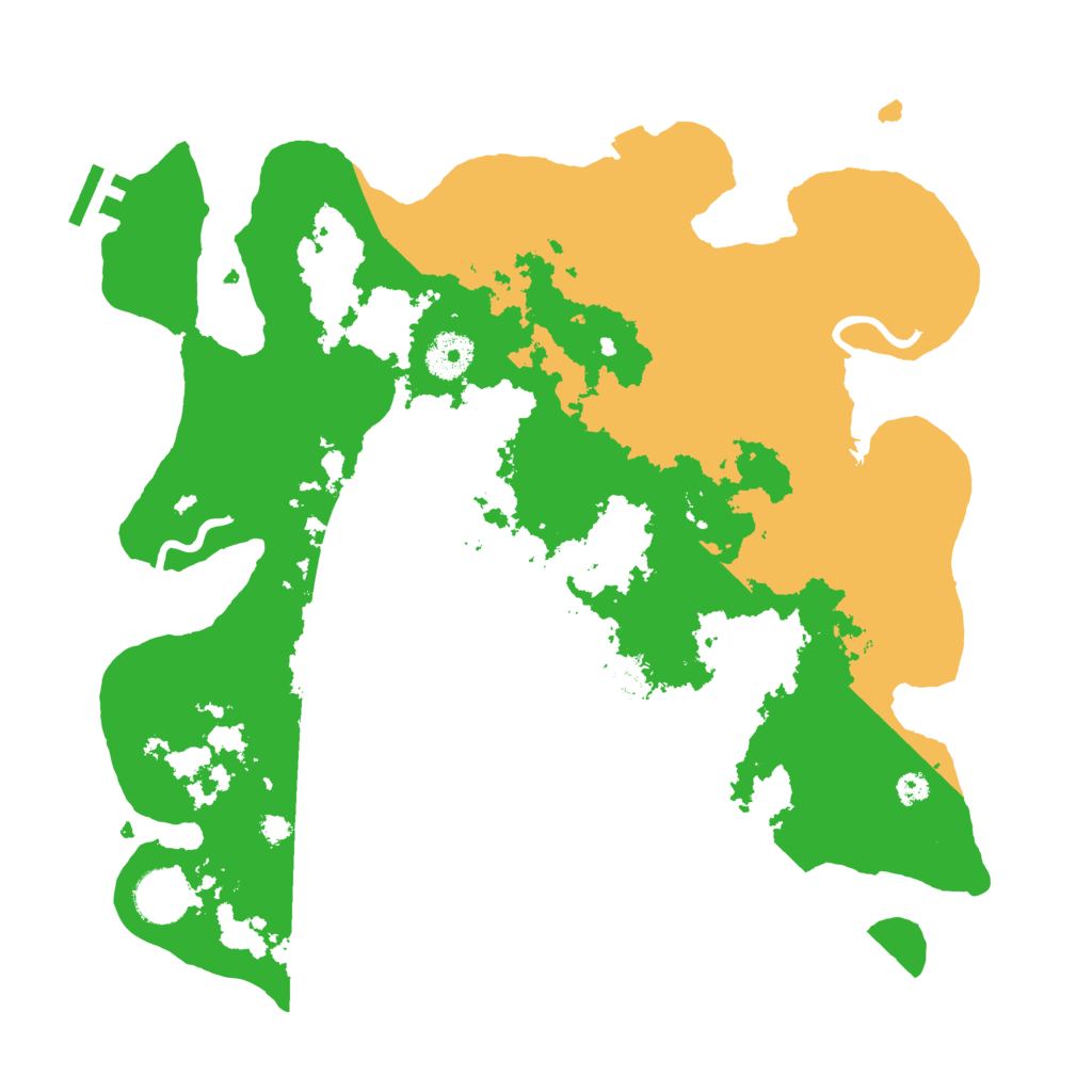 Biome Rust Map: Procedural Map, Size: 3500, Seed: 8962452