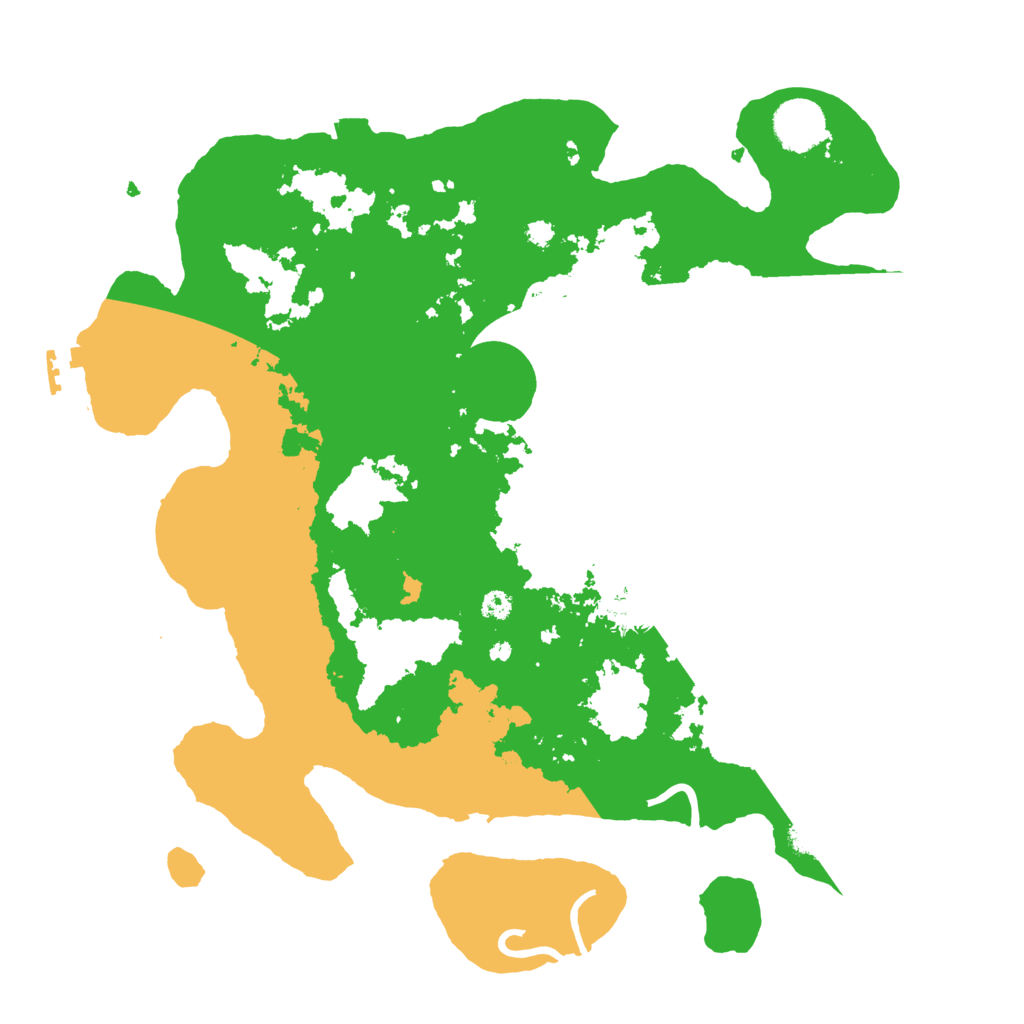 Biome Rust Map: Procedural Map, Size: 3500, Seed: 760788081