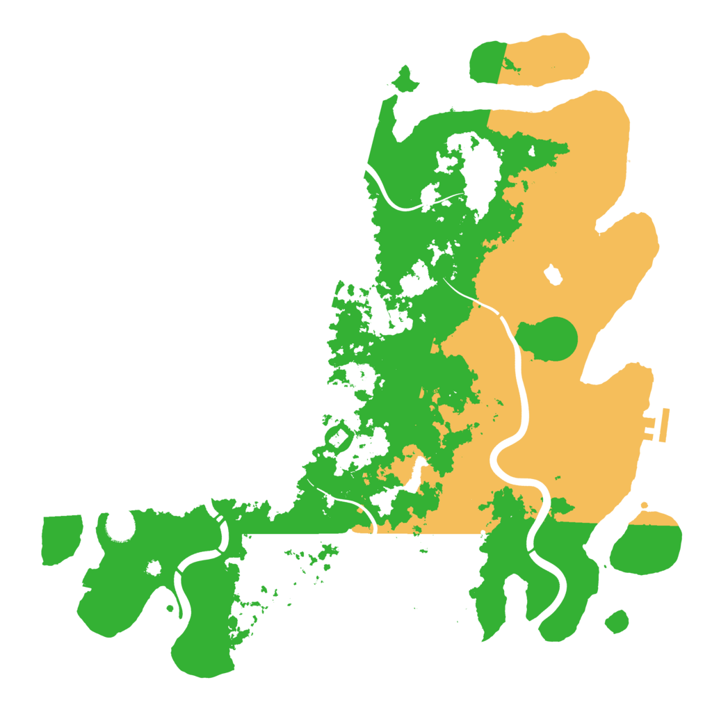 Biome Rust Map: Procedural Map, Size: 4250, Seed: 1434731133