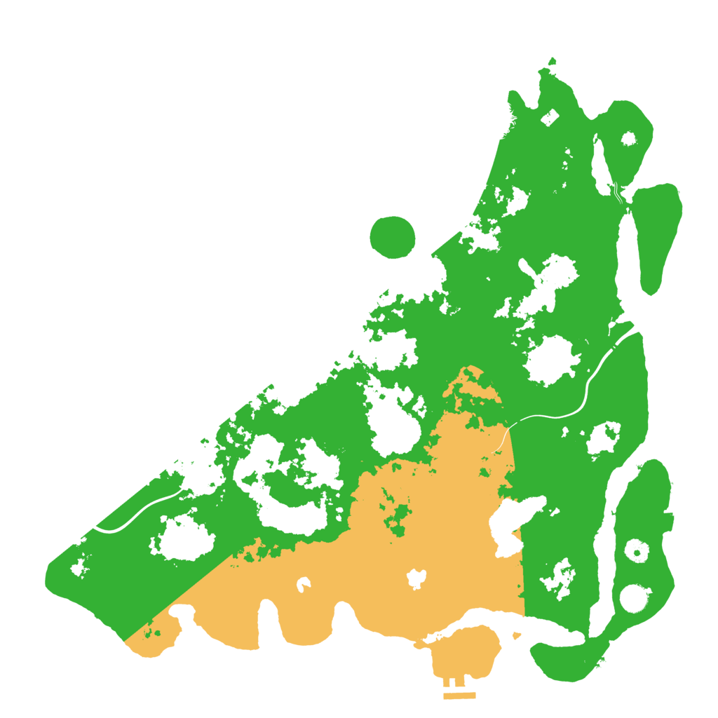 Biome Rust Map: Procedural Map, Size: 4500, Seed: 682814730