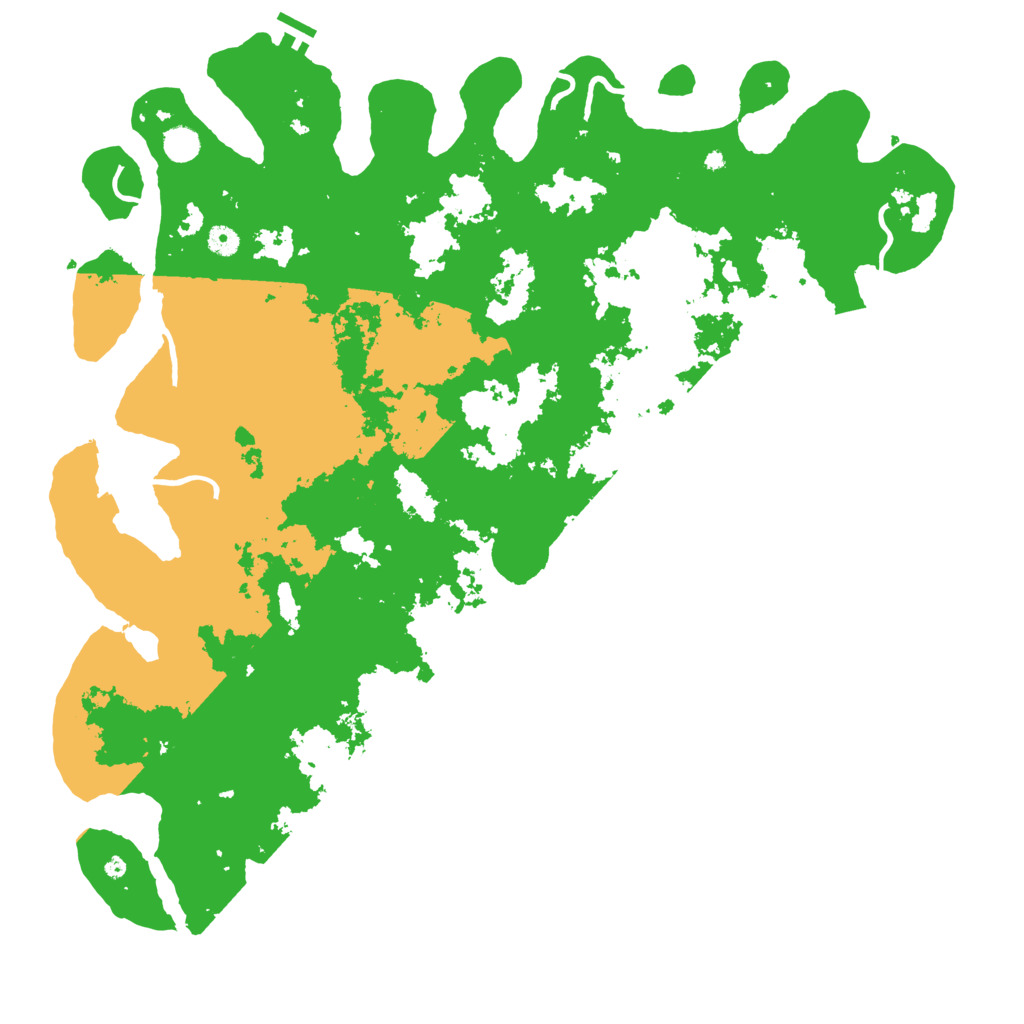 Biome Rust Map: Procedural Map, Size: 5000, Seed: 93347022