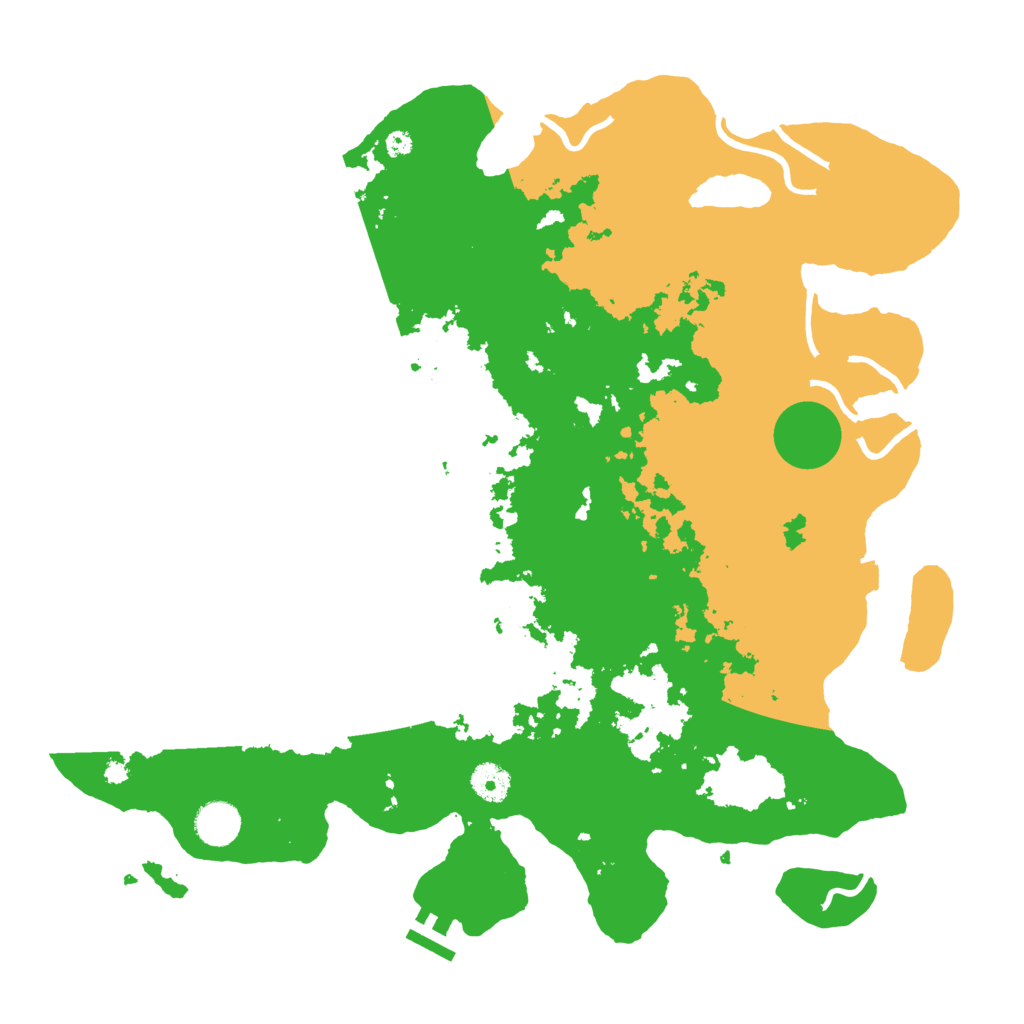 Biome Rust Map: Procedural Map, Size: 4000, Seed: 303941331